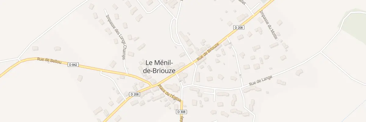 Plan du 1 Rue de Briouze au Ménil-de-Briouze