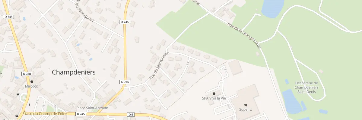 Plan du 11 Rue du Marronnier à Champdeniers