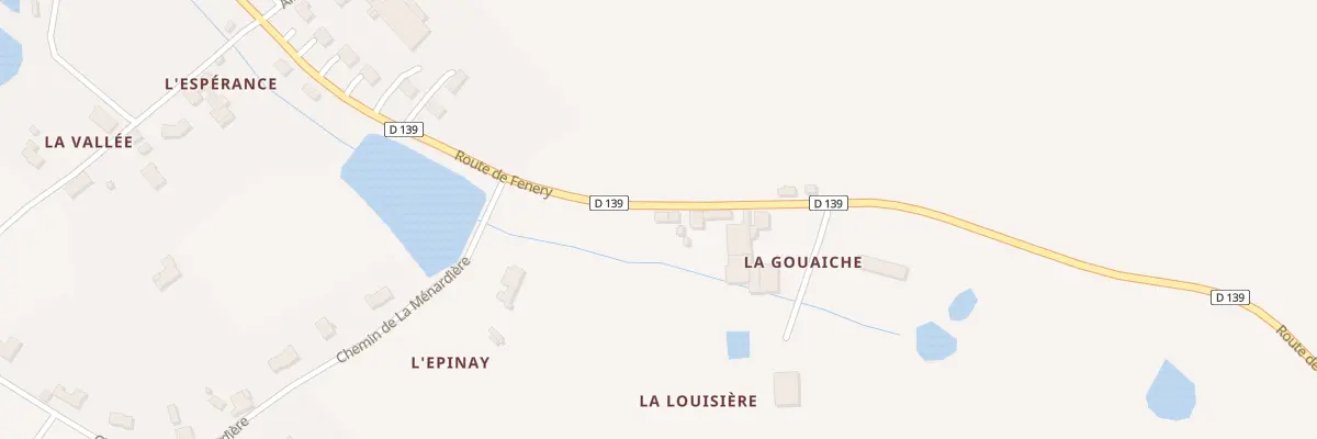 Plan du 1 La Gouaiche à Clessé