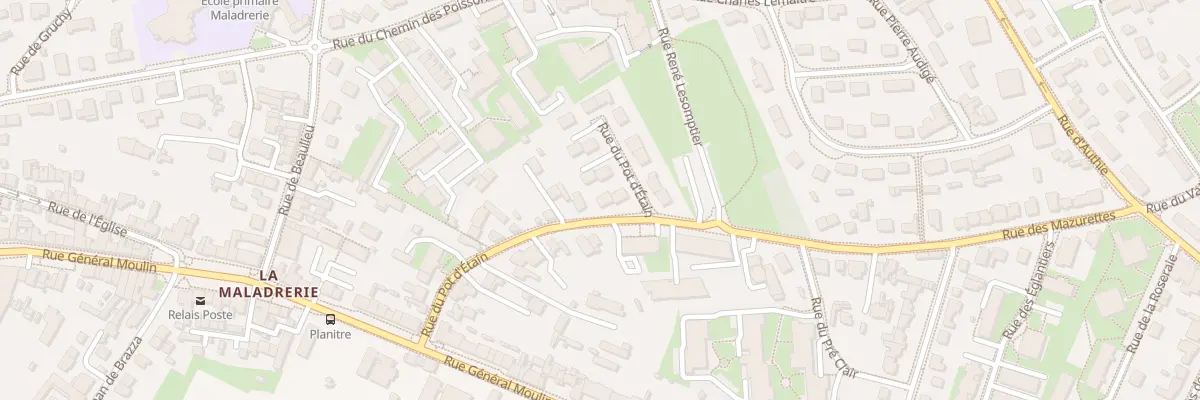 Plan du 23 Rue du Pot d’Étain à Caen