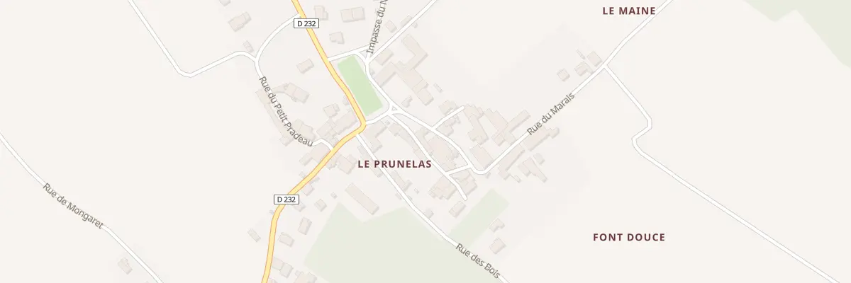 Plan du 3 Rue du Grand Prunelas à Salignac-sur-Charente