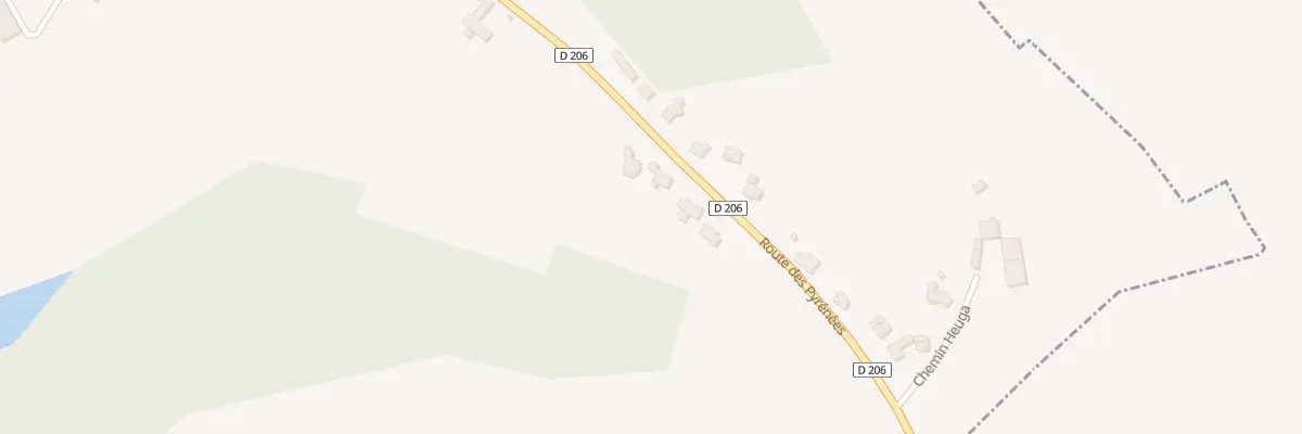 Plan du 171 Rte de Lonçon à Bournos