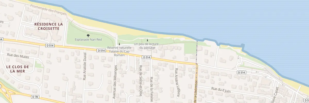 Plan du 547 Av du Littoral à Bernières-sur-Mer