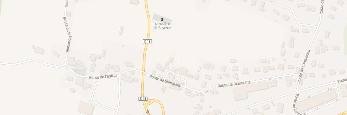 Plan du 4 Blanquine à Beychac-et-Caillau