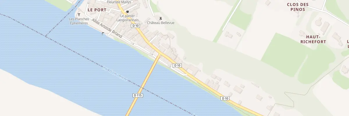 Plan du 62 Av du Gen de Gaulle à Langoiran