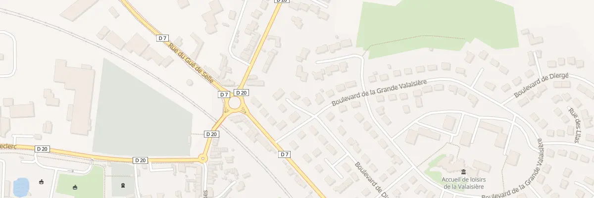 Plan du 10 Bd de la Gde Valaisiere à Évron