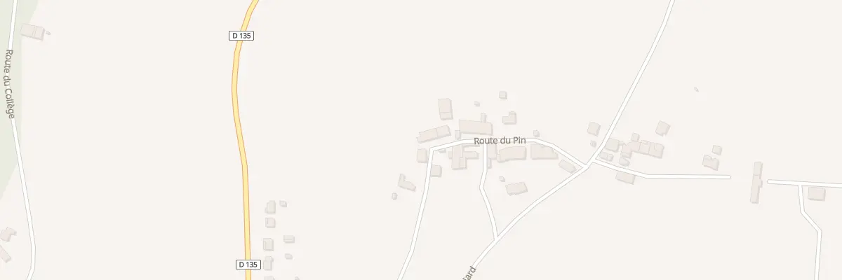 Plan du 84 Le Pin à Saint-Mariens