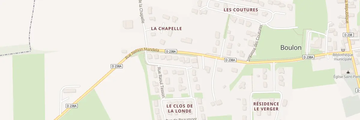 Plan du 121 Rue Abbé Gaugain à Boulon