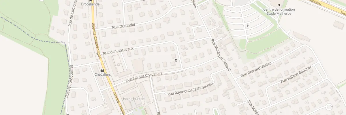 Plan du 3 Rue de Ronceveaux à Caen
