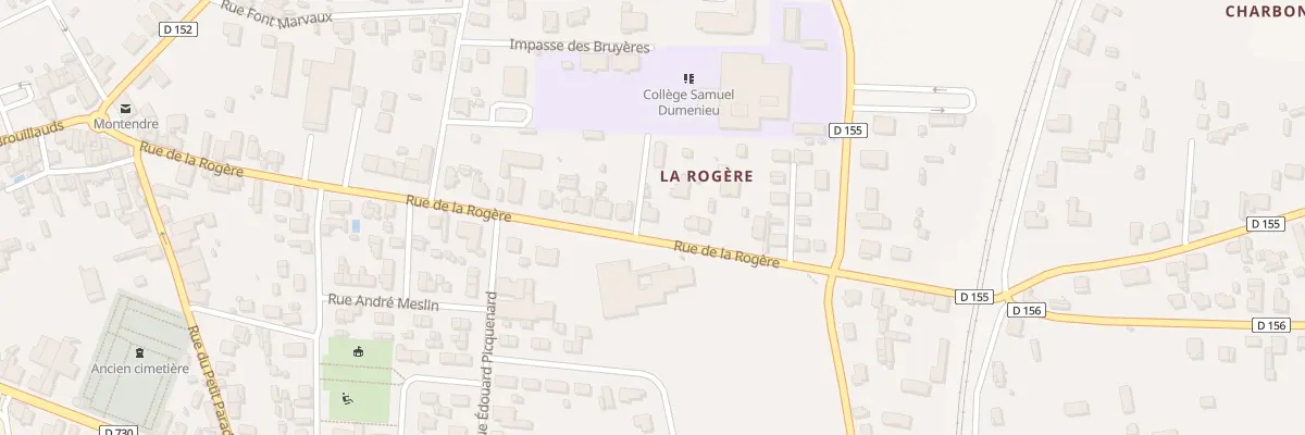 Plan du 39 Rue de la Rogère à Montendre