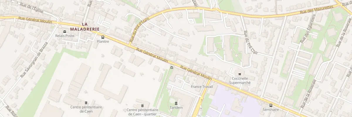 Plan du 32 Rue Général Moulin à Caen