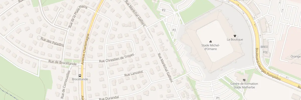 Plan du 99 Rue Maréchal Gallieni à Caen