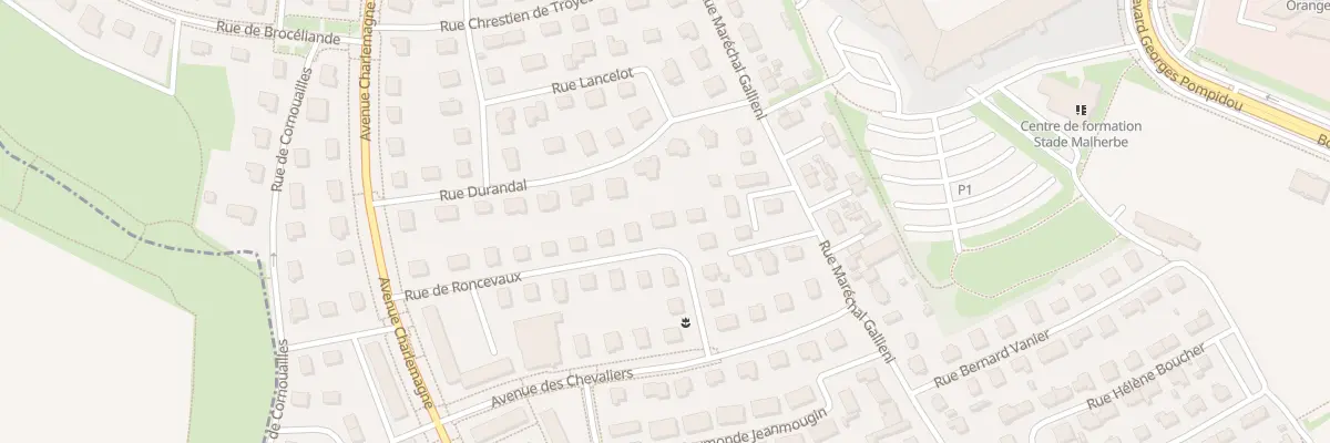 Plan du 12 Rue de Ronceveaux à Caen