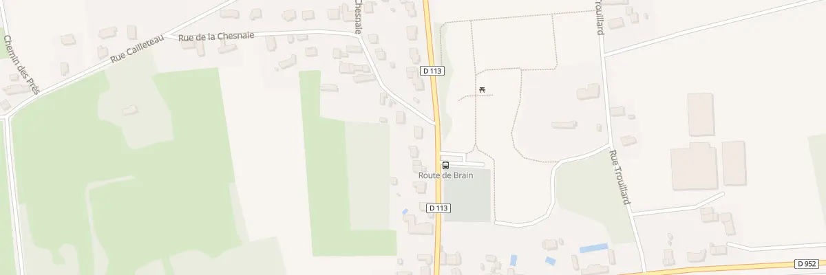 Plan du 13 Rte de Brain (La Bohalle) à Loire-Authion