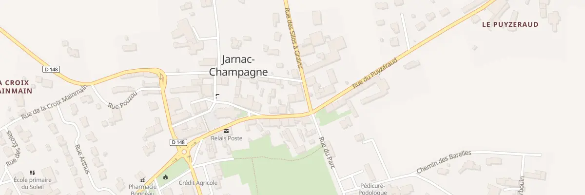 Plan du 17 Rue de Saintonge à Jarnac-Champagne
