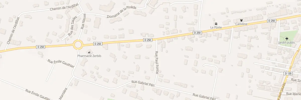 Plan du 2 Rue Paul Foncel à Saint-Yzan-de-Soudiac