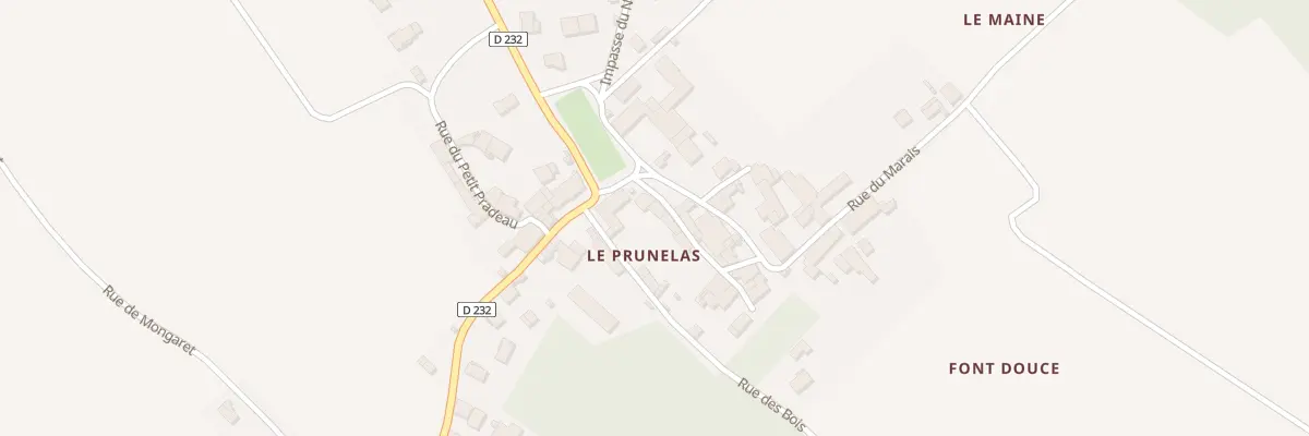Plan du 2 Rue du Grand Prunelas à Salignac-sur-Charente