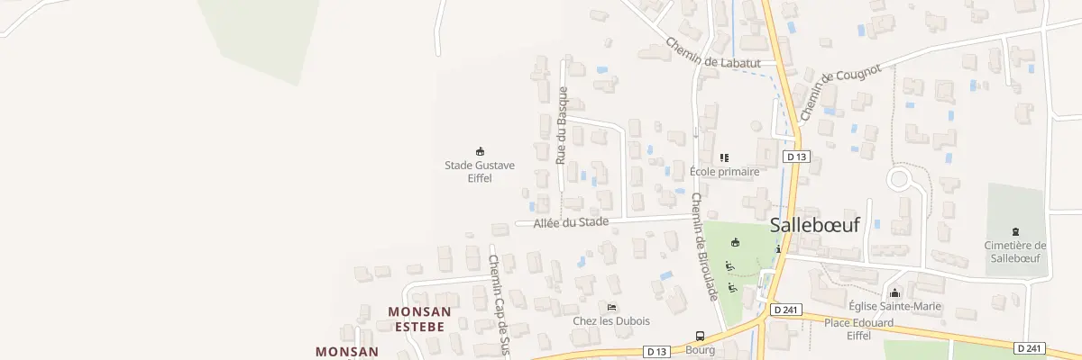 Plan du 3 Rue du Basque à Sallebœuf
