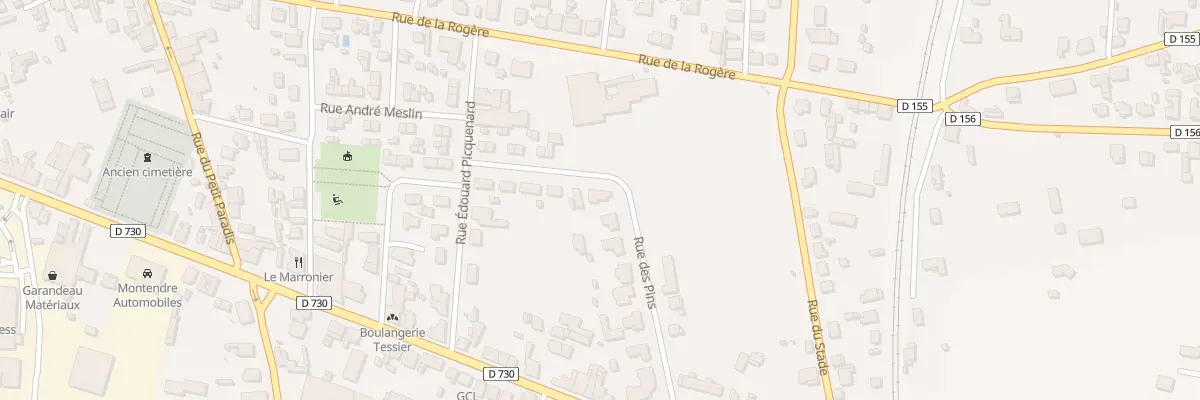 Plan du 10 Rue des Pins à Montendre