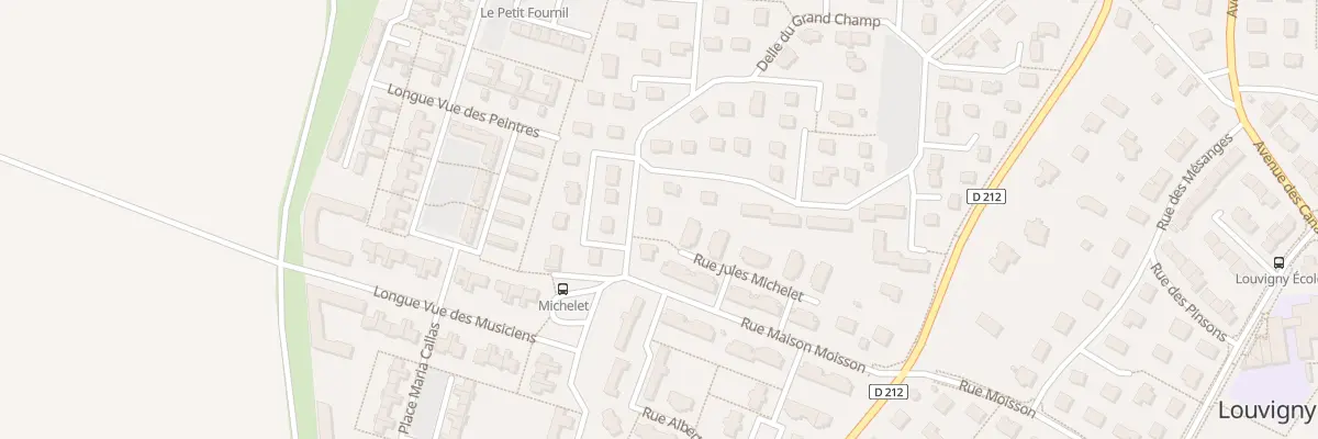 Plan du 1 Av de la Symphonie Pastorale à Louvigny