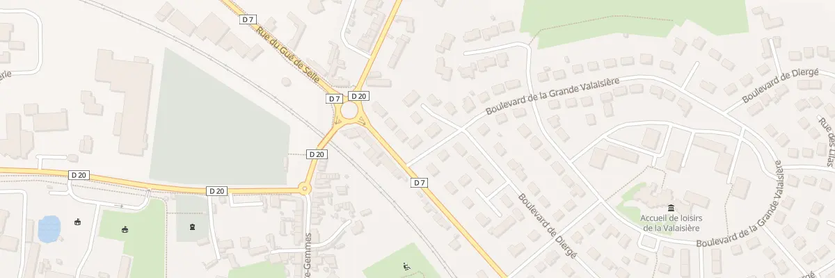 Plan du 2 Bd de la Gde Valaisiere à Évron