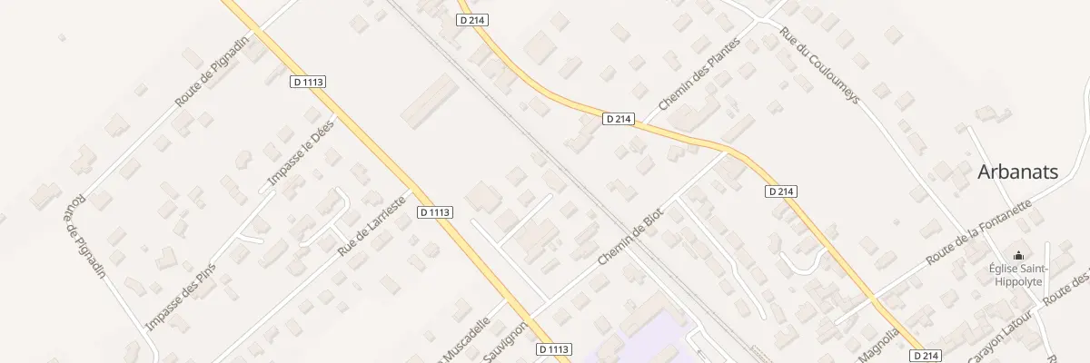 Plan du 65 Imp des Hirondelles à Arbanats