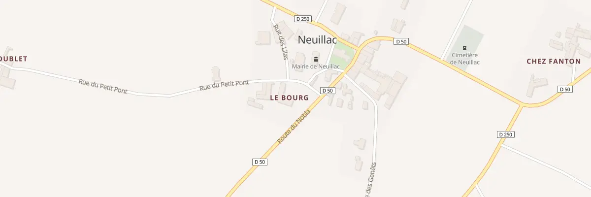 Plan du 24 Rte du Nobla à Neuillac