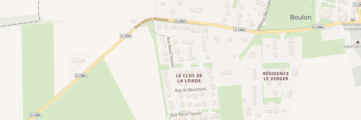 Plan du 57 Rue Raoul Tesson à Boulon
