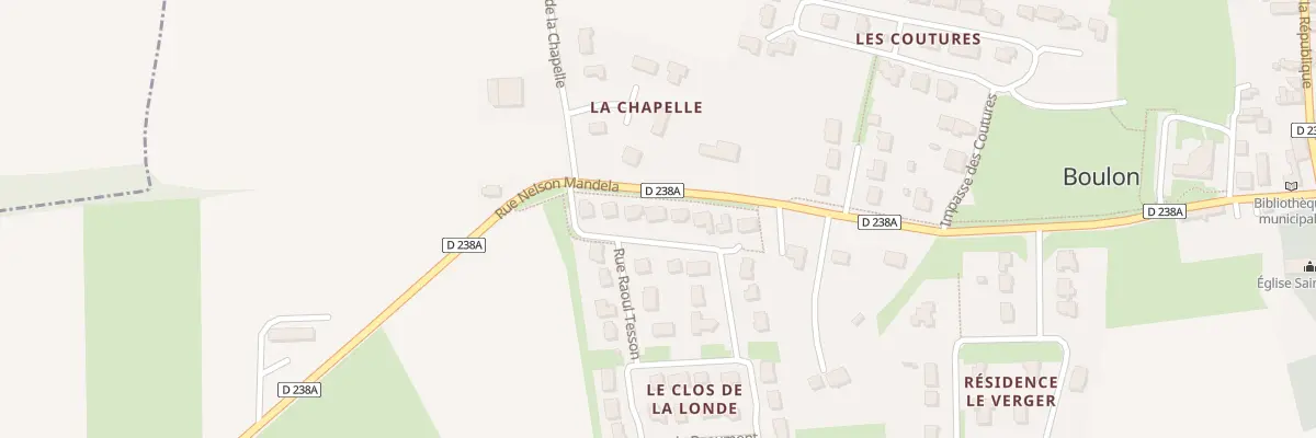 Plan du 85 Rue Abbé Gaugain à Boulon