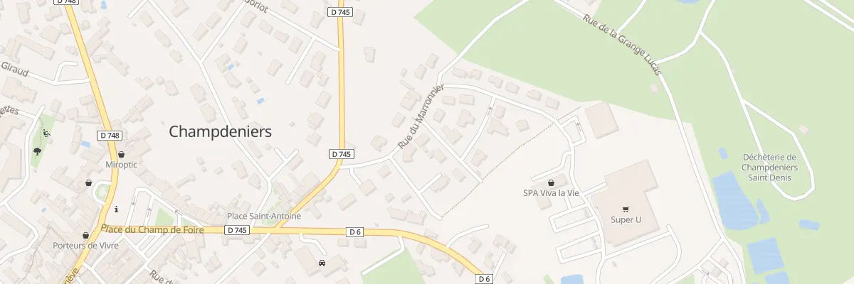 Plan du 5 Rue du Marronnier à Champdeniers