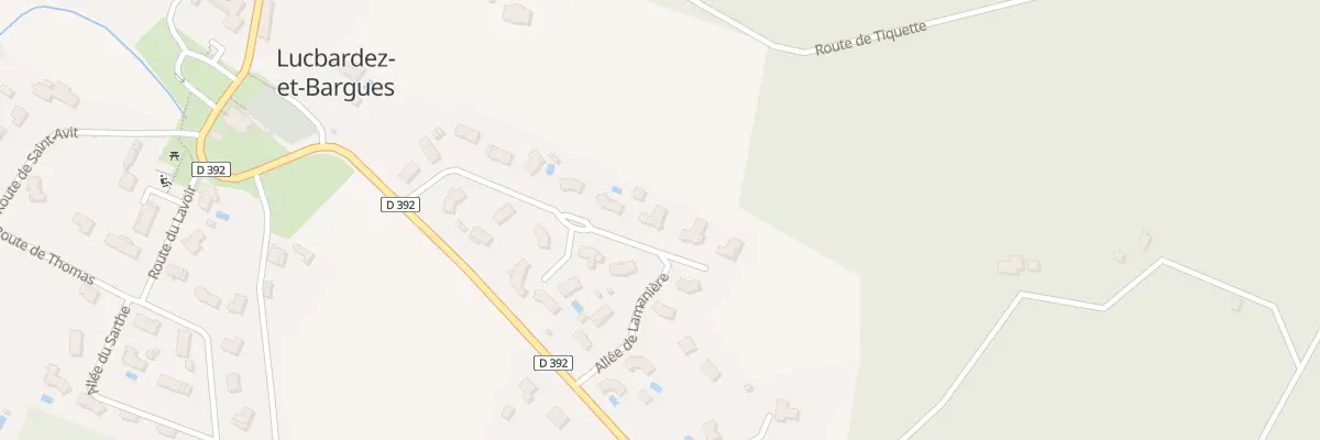 Plan du 245 All de Lamaniere à Lucbardez-et-Bargues