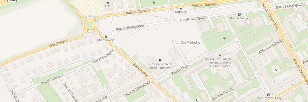 Plan du 11 Rue Bruno Ragot à Caen
