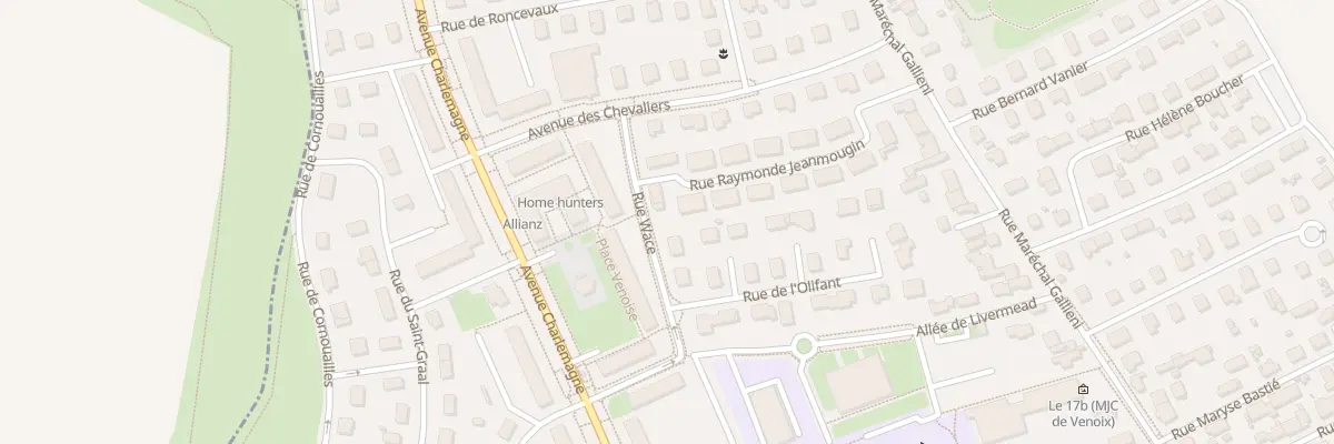 Plan du 12B Rue Wace à Caen