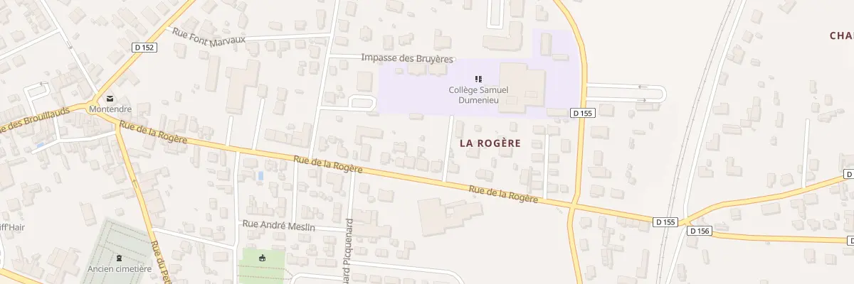 Plan du 35 Rue de la Rogère à Montendre