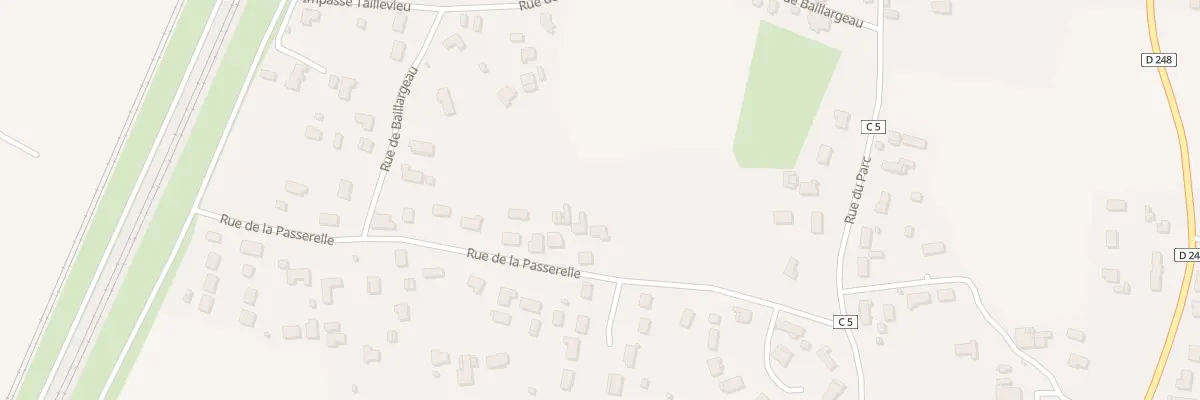 Plan du 20 Rue de la Passerelle à Gauriaguet