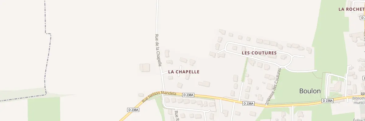Plan du 39 Imp de la Chapelle à Boulon