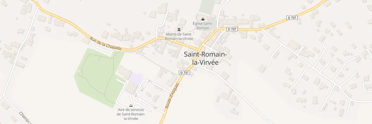 Plan du 45 Rte d’’Asques à Saint-Romain-la-Virvée