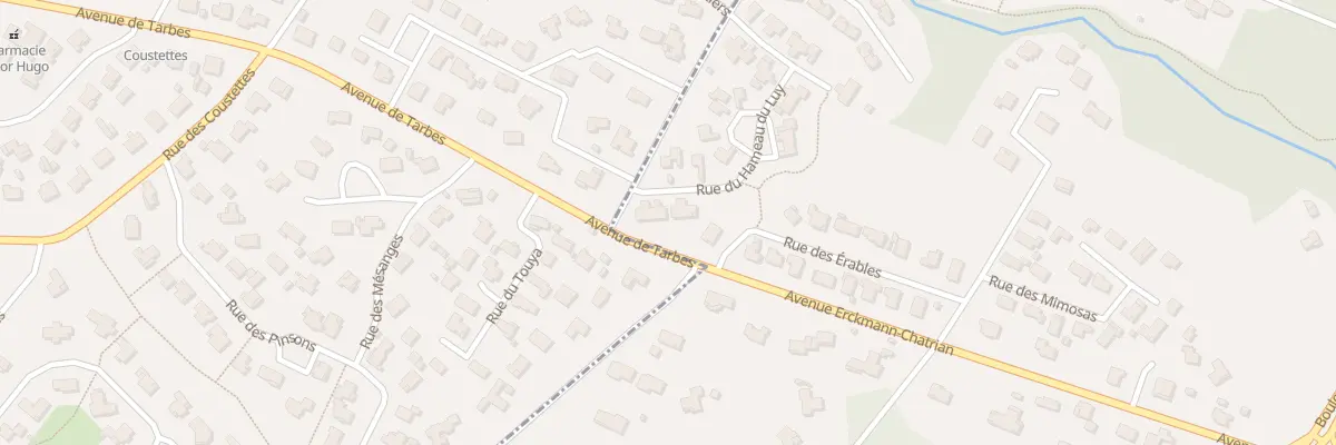 Plan du 23 Rue Du Hameau Du Luy à Lons