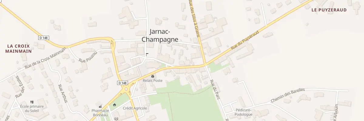 Plan du 11 Rue de Saintonge à Jarnac-Champagne