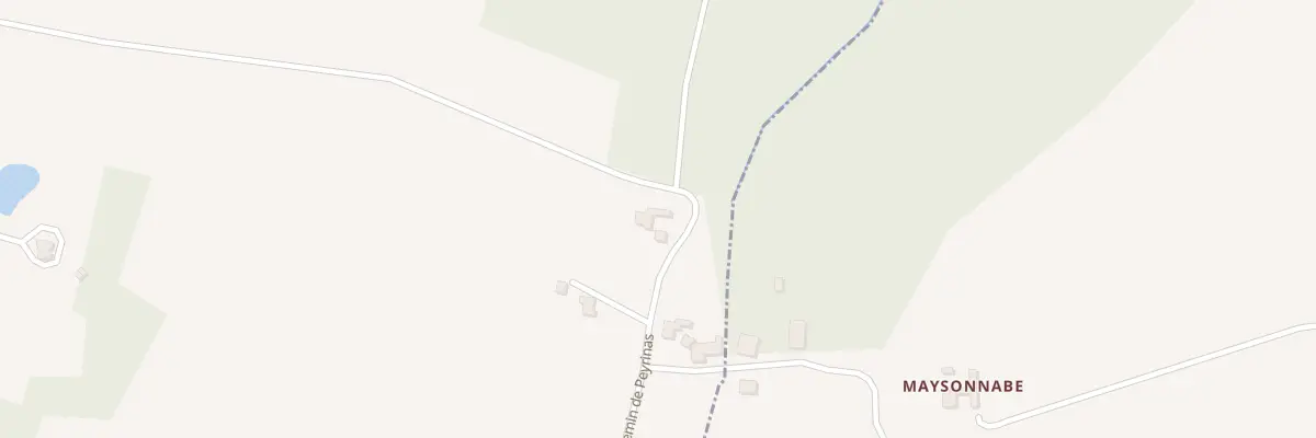 Plan du 622 Che de Peyrinas à Laglorieuse