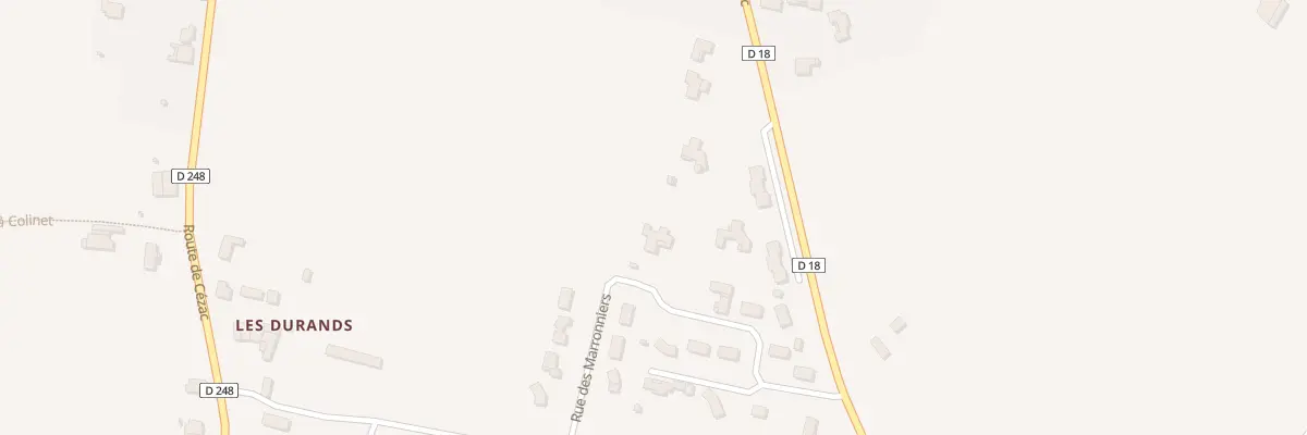 Plan du 14 Rue des Marronniers à Saint-Mariens