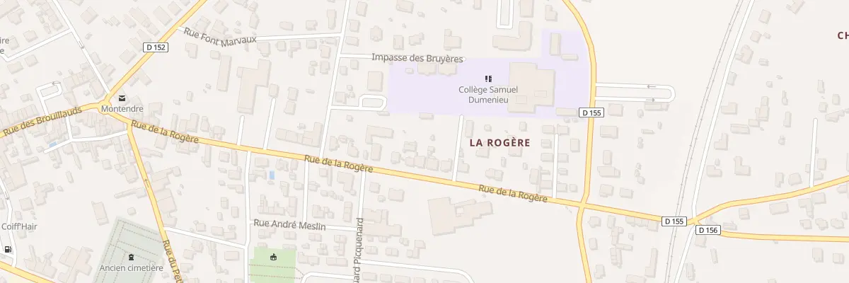 Plan du 33 Rue de la Rogère à Montendre