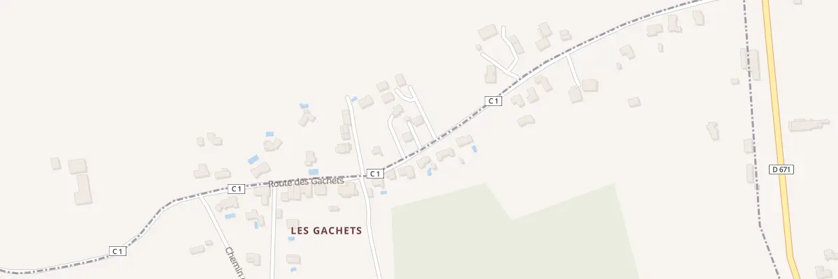 Plan du 26 Rte des Gachets à Sallebœuf