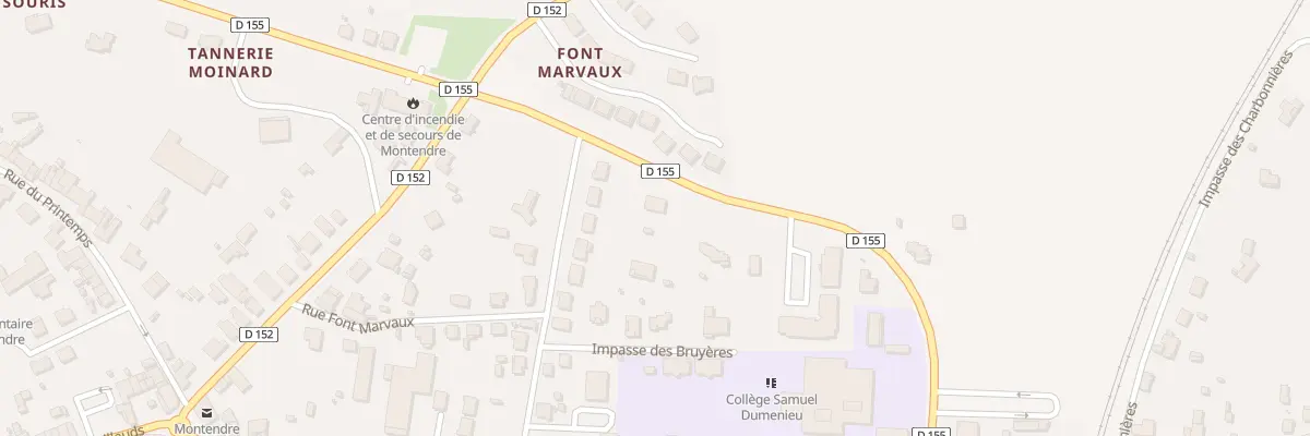 Plan du 21 Bd de Saintonge à Montendre