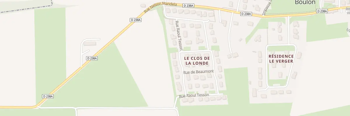 Plan du 96 Rue Raoul Tesson à Boulon