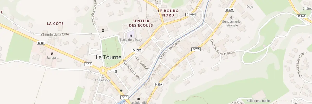 Plan du 13 Che de l’Estey au Tourne