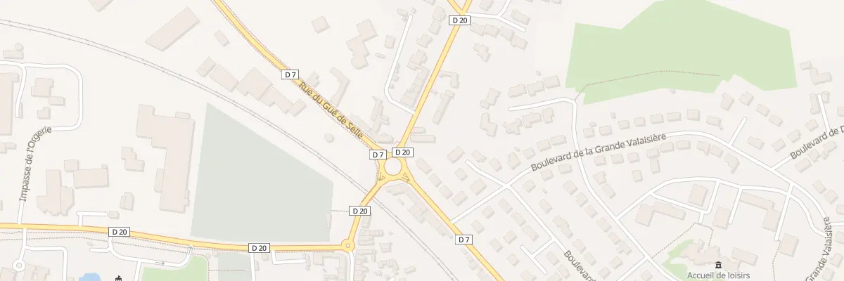 Plan du 2 Rte de Ste Gemmes à Évron