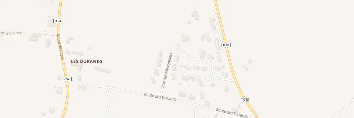Plan du 13 Rue des Marronniers à Saint-Mariens