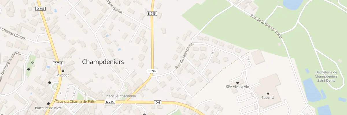 Plan du 4 Rue du Marronnier à Champdeniers