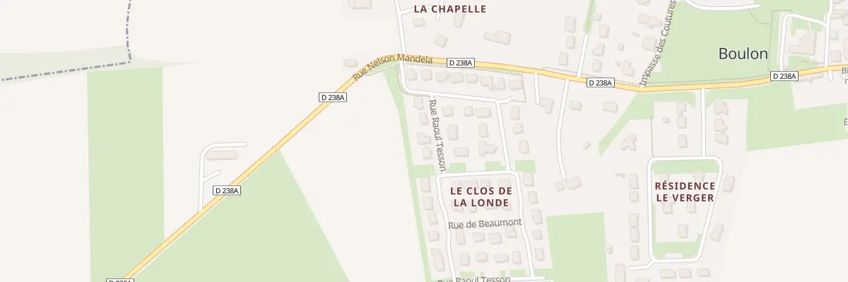 Plan du 40 Rue Raoul Tesson à Boulon